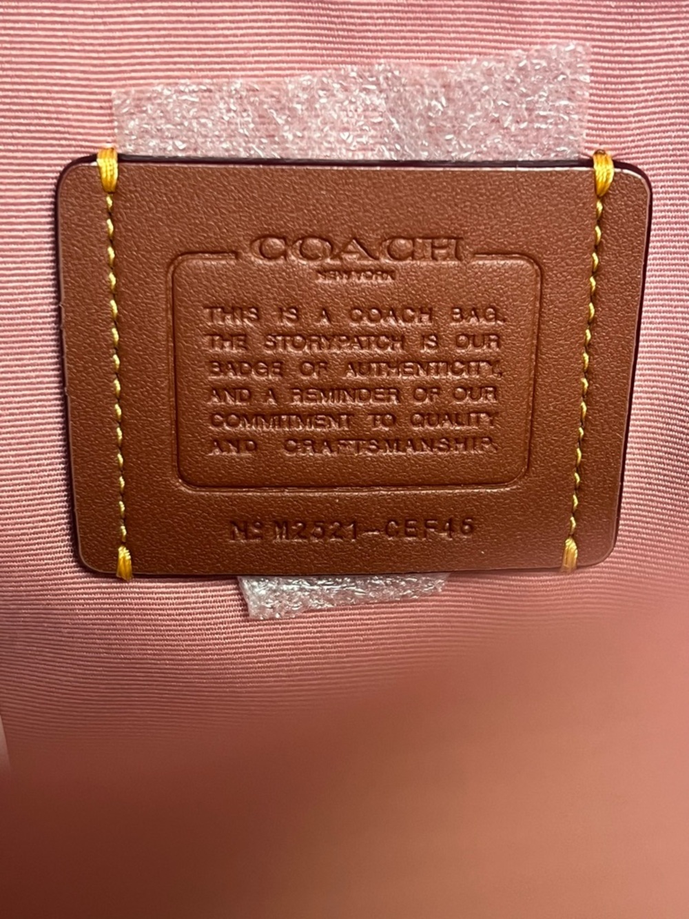 Coach Taylor Backpack In Powder Pink Color - Picture 3 of 9